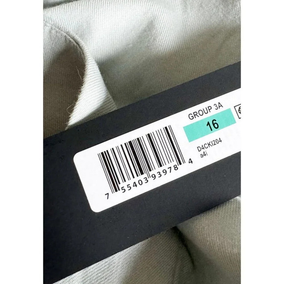 Donna Karan new York Black Label Mint Green Cotton Rayon Wide Leg Pants 16 - Picture 6 of 6